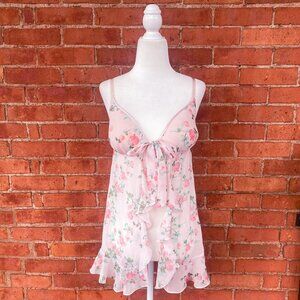 open-front lingerie top